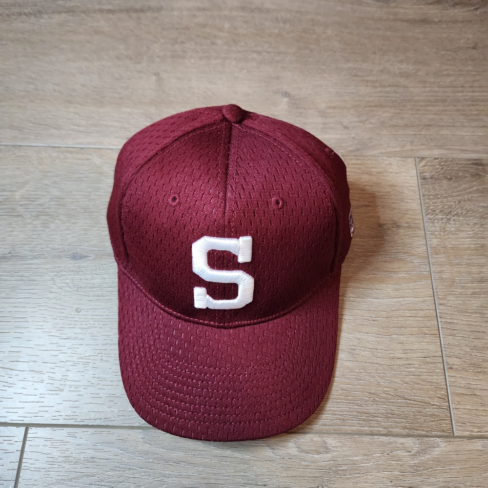 Maroon Cap with White 'S' Logo
